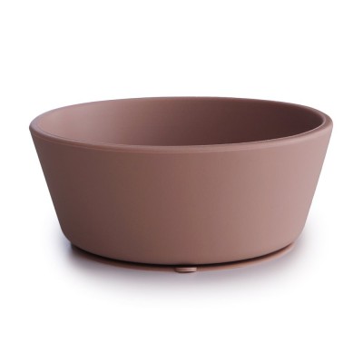 Mushie® Silicone Bowl (Cloudy Mauve)