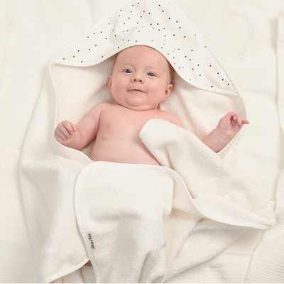 Bim Bla® Hooded towel 75x75 dots