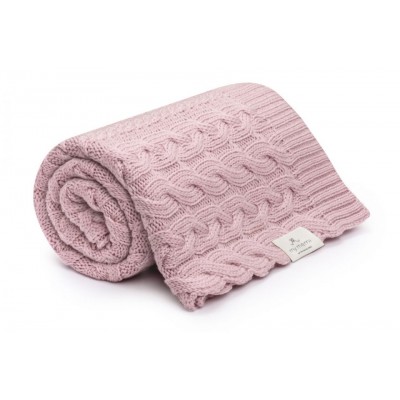 My Memi® Merino wool blanket powder pink - premium...
