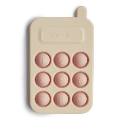 Mushie® Aktivnostna igrača pritisk telefon (Blush)