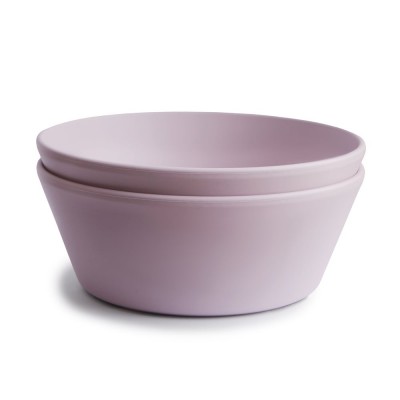 Mushie® Dinner Bowl Round (Soft Lilac)