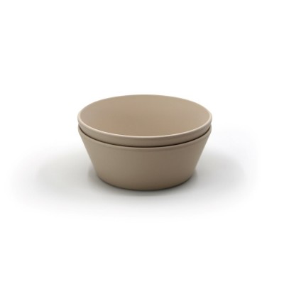 Mushie® Dinner Bowl Round (Vanilla)