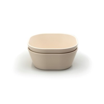Mushie® Dinner Bowl Square (Ivory)