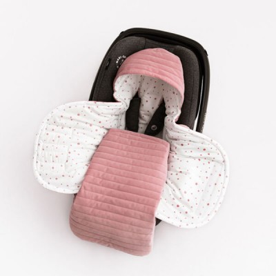 Car seat wrap - pink