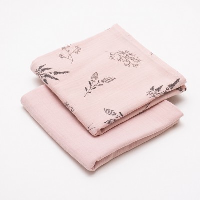 Bim Bla® Set of musling clothes botanic - pink