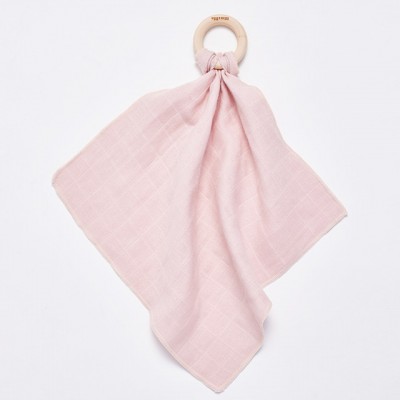Bim Bla® Teethers with musling clothing pink